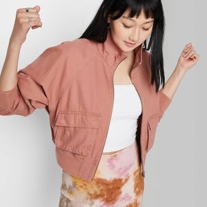 Women's Front Utility Cropped Jacket